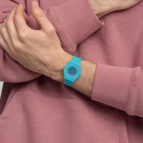 Swatch Silikonarmband-Radiantly Teal - SS08N114