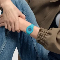 Swatch Silikonarmband-Radiantly Teal - SS08N114