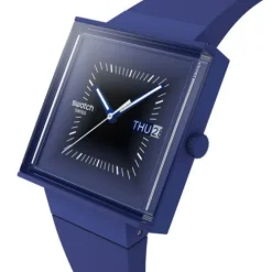 Swatch Silikonarmband-Squarely Blacklight - SO34N700