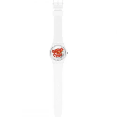 Swatch Armbanduhren-Time to Red Small - SO31W104