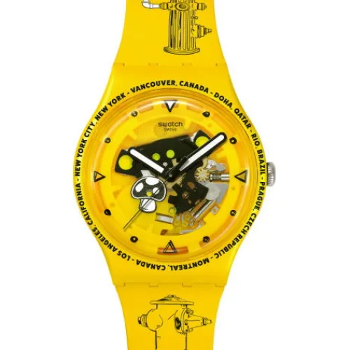 Swatch Silikonarmband-Time With Andy Anderson - SO29J101