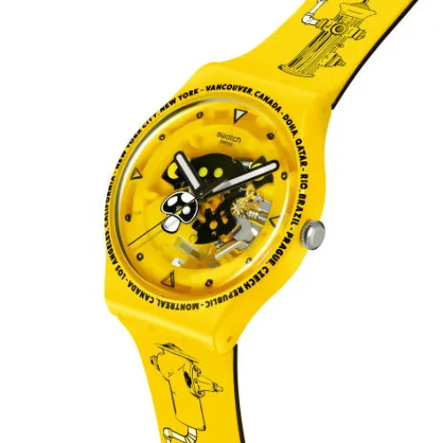 Swatch Silikonarmband-Time With Andy Anderson - SO29J101