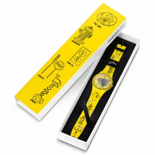 Swatch Silikonarmband-Time With Andy Anderson - SO29J101