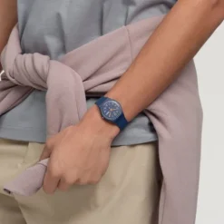 Swatch Silikonarmband-Trendy Lines at Night - SO28I700