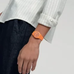 Swatch Silikonarmband-Trendy Lines in Sienna - SO28O703