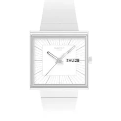 Swatch Silikonarmband-What if… Allwhite?  - SO34W700