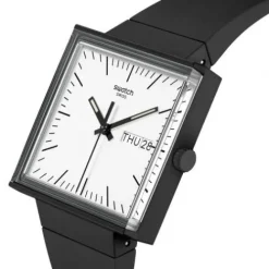 Swatch Silikonarmband-What if... Black - SO34B700