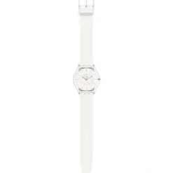 Swatch Silikonarmband-White Classiness Again - SS08K102-S14