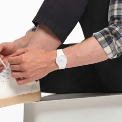 Swatch Silikonarmband-White Rebel - SO29W704-S14