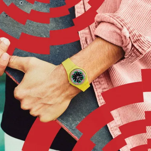 Swatch Silikonarmband-Yel_Race - SO31J400-STD