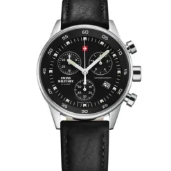 Swiss Military by Chrono Lederarmband-Quartz Chronograph - SM34005.03
