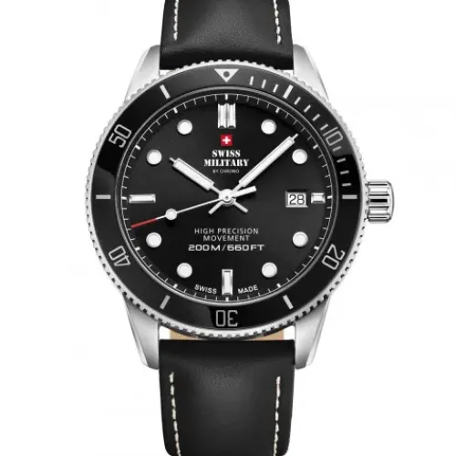 Swiss Military by Chrono Lederarmband-Quartz - SM34088.04