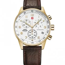 Swiss Military by Chrono Lederarmband-Quartz Chronograph - SM34012.07