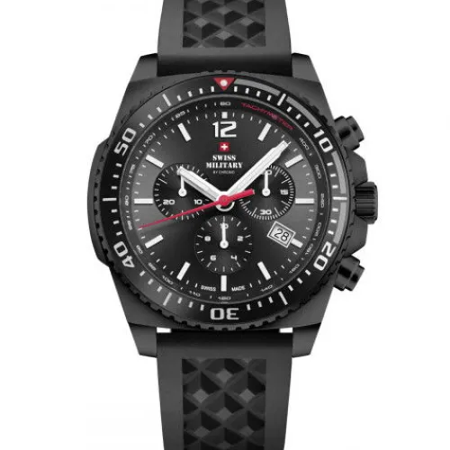 Swiss Military by Chrono Silikonarmband-Quartz Chronograph - SM34093.05