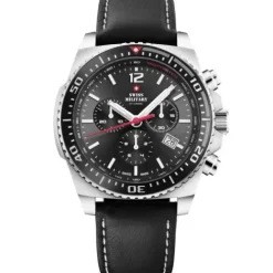 Swiss Military by Chrono Lederarmband-Quartz Chronograph - SM34093.03