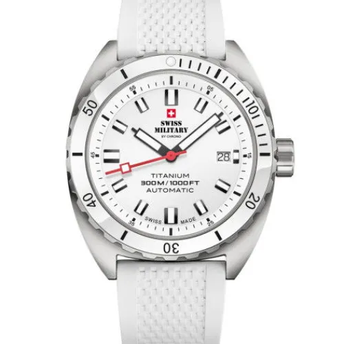 Swiss Military by Chrono Silikonarmband-Automatic Titanium 300 Lightweight - SMA34100.12