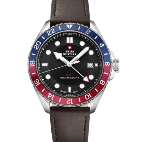 Swiss Military by Chrono Lederarmband-Quartz - SM34095.04