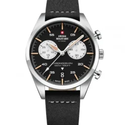 Swiss Military by Chrono Lederarmband-Quartz Chronograph - SM34090.03