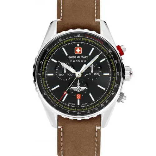Swiss Military Hanowa Lederarmband-Afterburn Chrono - SMWGC0000301