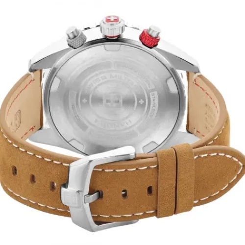 Swiss Military Hanowa Lederarmband-Afterburn Chrono - SMWGC0000301