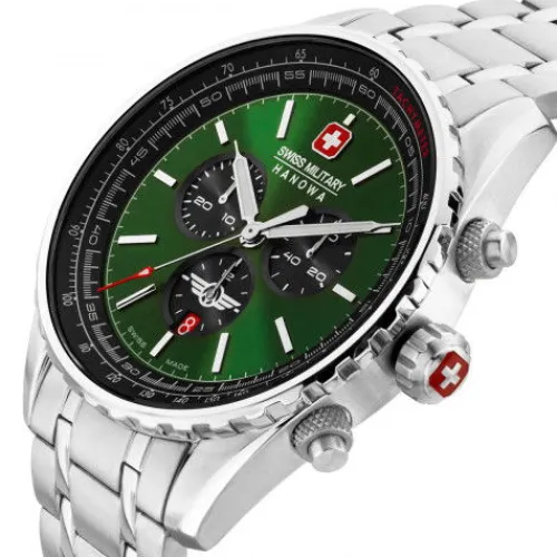 Swiss Military Hanowa Metallarmband-Afterburn Chrono - SMWGI0000307