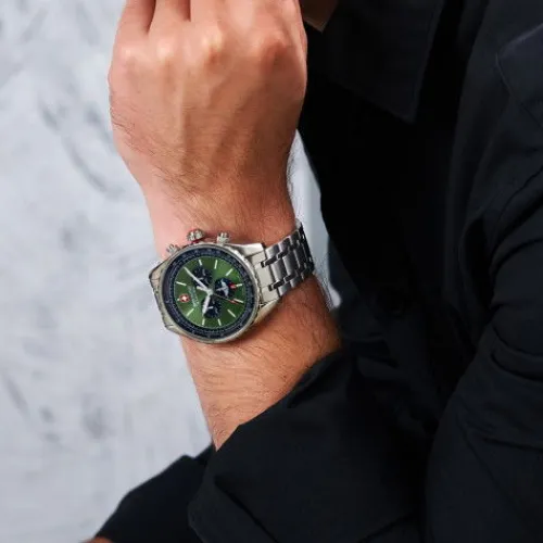 Swiss Military Hanowa Metallarmband-Afterburn Chrono - SMWGI0000307