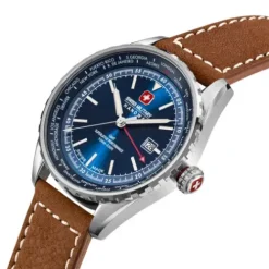 Swiss Military Hanowa Lederarmband-Afterburn GMT - SMWGB0003202