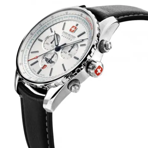 Swiss Military Hanowa Lederarmband-Afterburn Chrono - SMWGC0000302