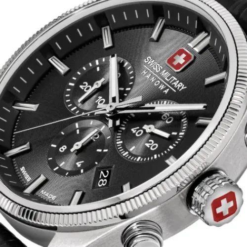 Swiss Military Hanowa Lederarmband-Airman First Class - SMWGC0003101