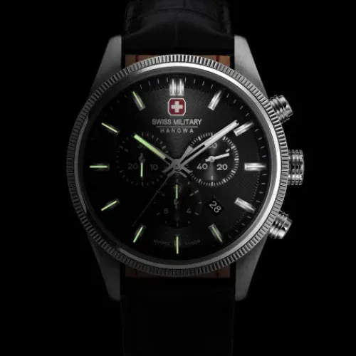 Swiss Military Hanowa Lederarmband-Airman First Class - SMWGC0003101