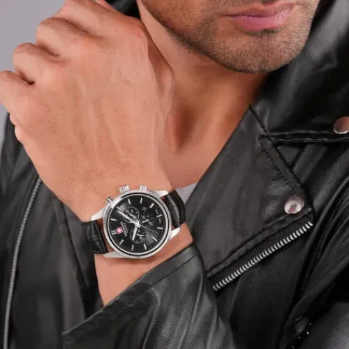 Swiss Military Hanowa Lederarmband-Airman First Class - SMWGC0003101