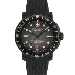 Swiss Military Hanowa Silikonarmband-Black Marlin - SMWGN0001730