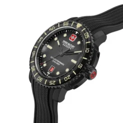 Swiss Military Hanowa Silikonarmband-Black Marlin - SMWGN0001730