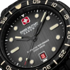 Swiss Military Hanowa Silikonarmband-Black Marlin - SMWGN0001730