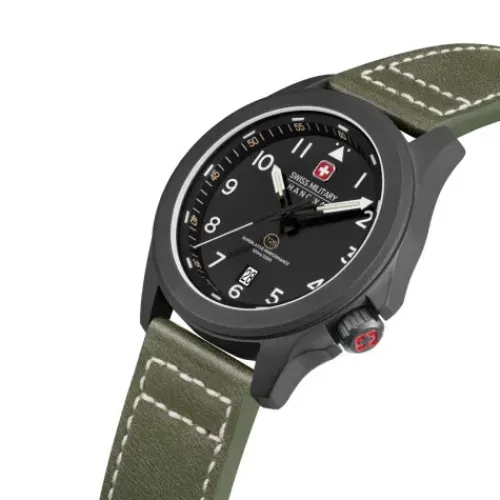 Swiss Military Hanowa Lederarmband-Fieldmaster Tritium - SMWGB0005240