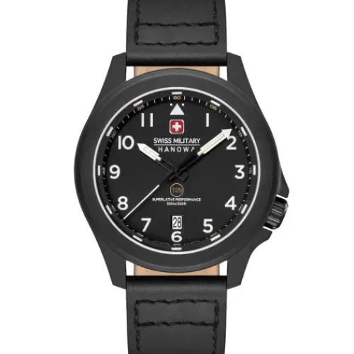 Swiss Military Hanowa Lederarmband-Fieldmaster Tritium - SMWGB0005241