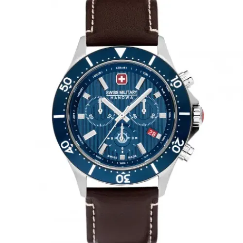 Swiss Military Hanowa Lederarmband-Flagship X Chrono - SMWGC2100706