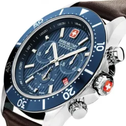 Swiss Military Hanowa Lederarmband-Flagship X Chrono - SMWGC2100706