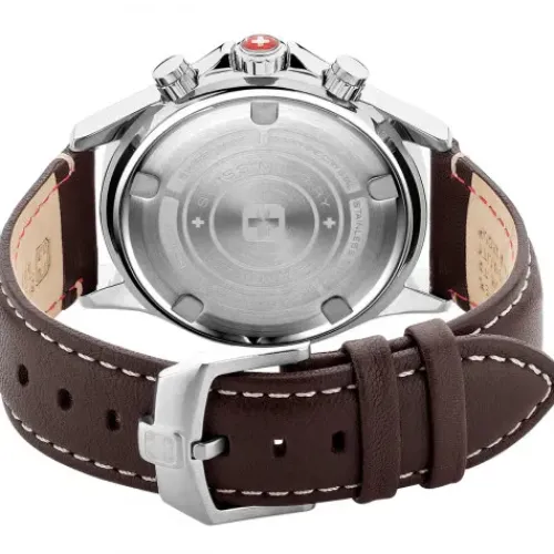 Swiss Military Hanowa Lederarmband-Flagship X Chrono - SMWGC2100706