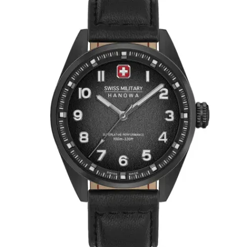 Swiss Military Hanowa Lederarmband-Greyhound - SMWGA0001530