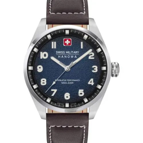 Swiss Military Hanowa Lederarmband-Greyhound - SMWGA0001502