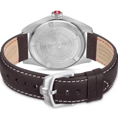 Swiss Military Hanowa Lederarmband-Greyhound - SMWGA0001502