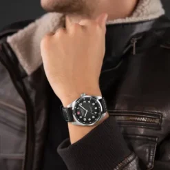 Swiss Military Hanowa Lederarmband-Greyhound - SMWGA0001505