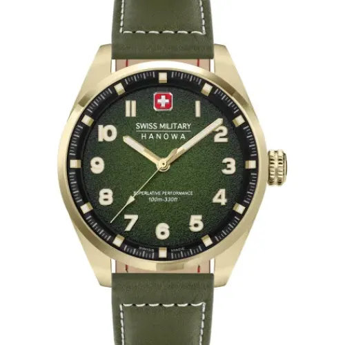 Swiss Military Hanowa Lederarmband-Greyhound - SMWGA0001550