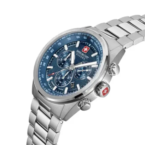 Swiss Military Hanowa Metallarmband-Navalus Pro Chrono - SMWGI0004205