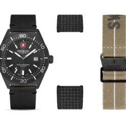 Swiss Military Hanowa Lederarmband-Nomad - SMWGB0004940-SET