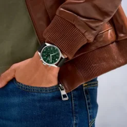 Swiss Military Hanowa Lederarmband-Thunderbolt Chrono - SMWGC0000405