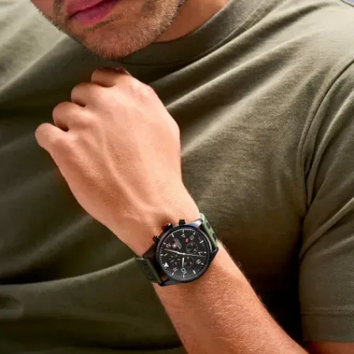 Swiss Military Hanowa Lederarmband-Thunderbolt Chrono - SMWGC0000430