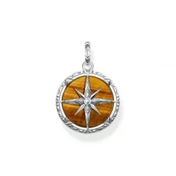 Thomas Sabo Anhänger-Anhänger Kompass Tigerauge - PE833-826-2