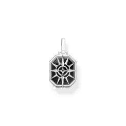 Thomas Sabo Anhänger-Anhänger Kompass Stern Schwarz - PE911-641-11